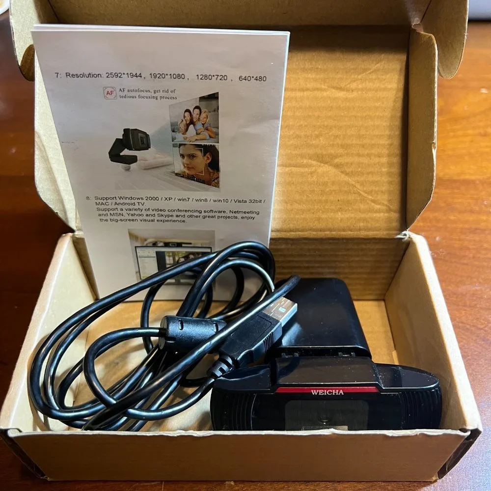 WEICHA Webcam HD autofocus